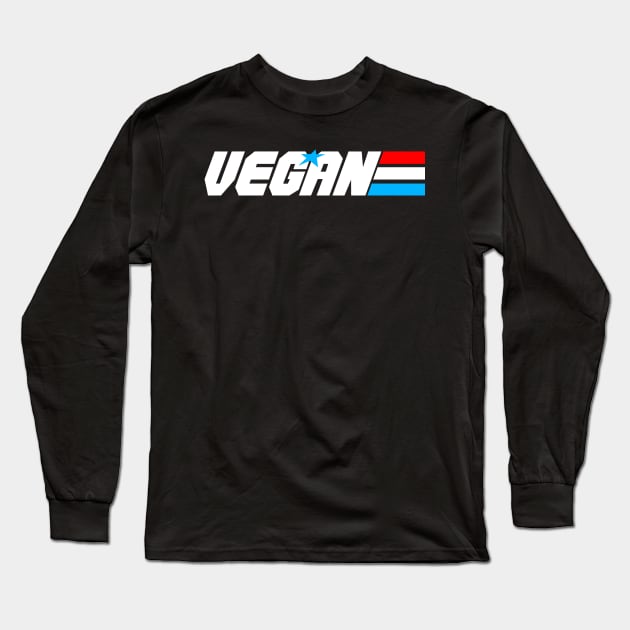 Vegan Warrior Long Sleeve T-Shirt by nerdyveganshop